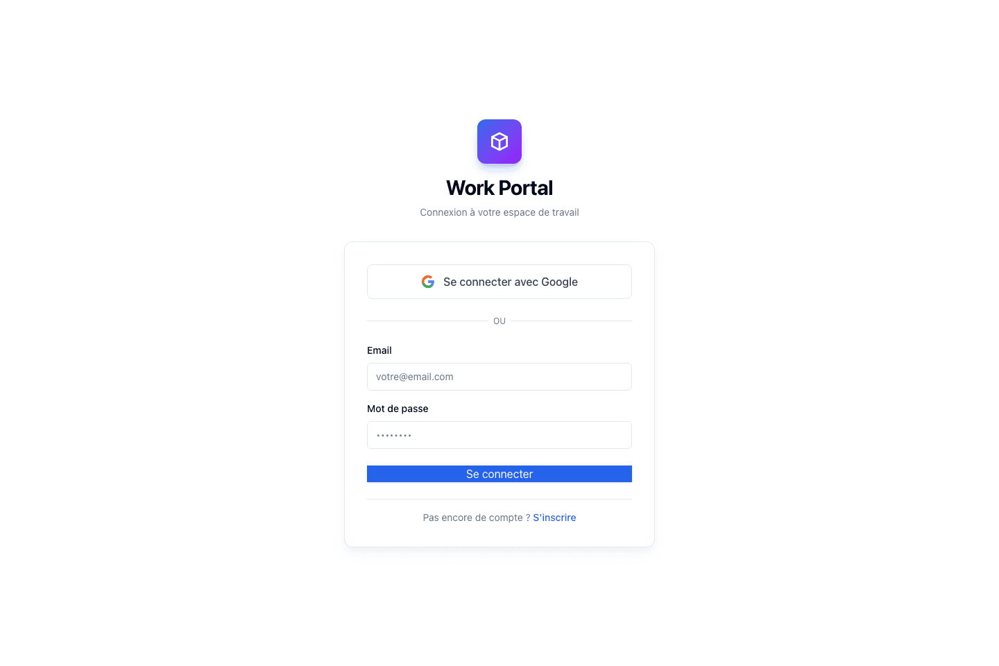 Connexion Work Portal